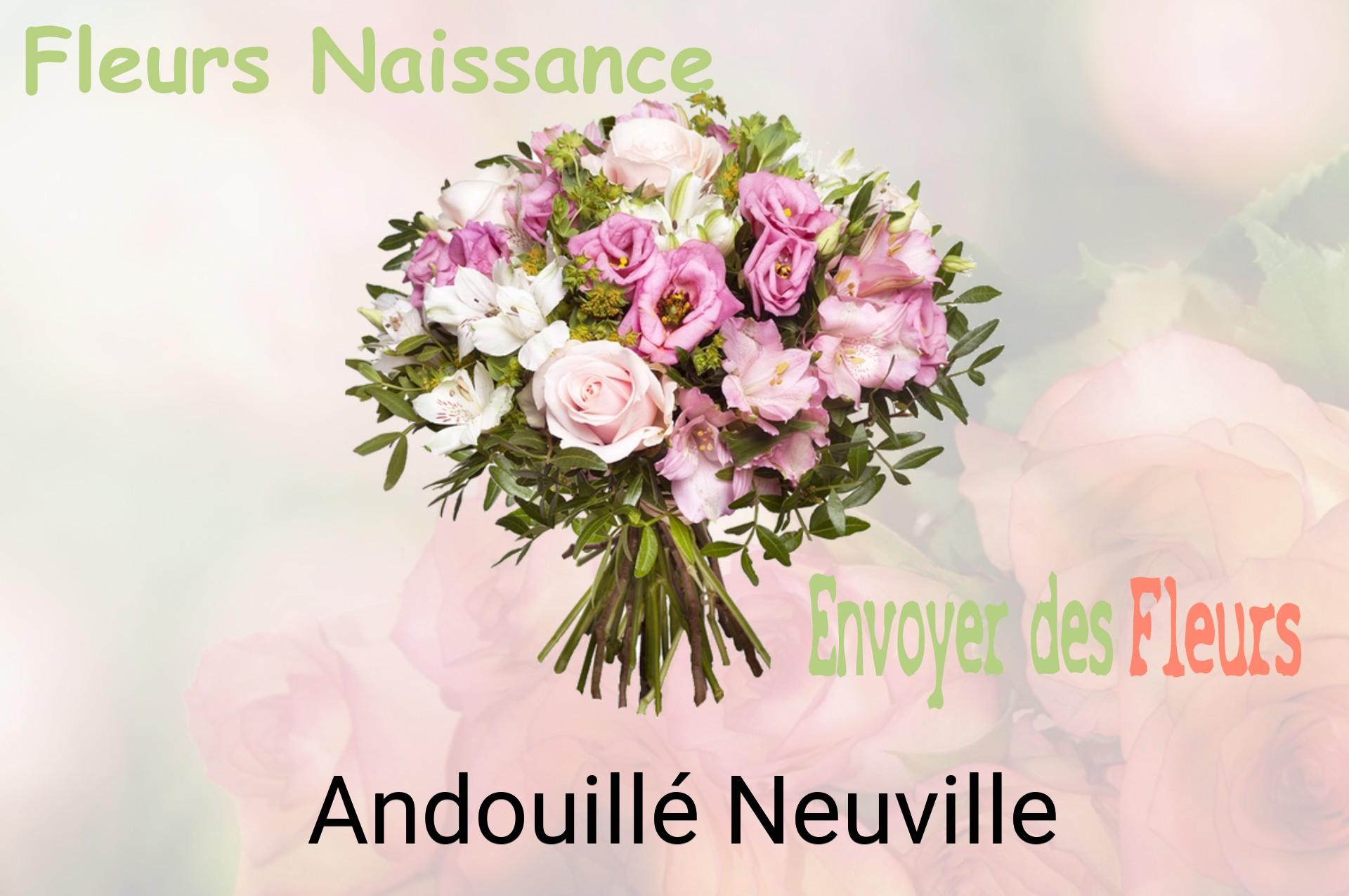 Bouquet de fleurs de naissance livré à Andouillé-Neuville